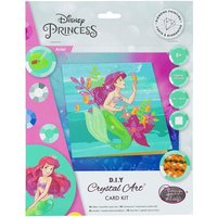 Craft Buddy CCK-DNY803 - Crystal Art, Ariel die Meerjungfrau, 18x18cm von Crystal Art