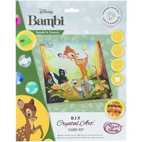 Craft Buddy CCK-DNY804 - Crystal Art, Bambi and Friends,18x18cm, Multi von Crystal Art