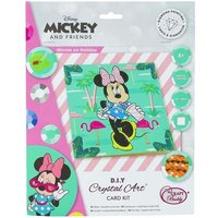 Craft Buddy CCK-DNY807 - Crystal Art, Minnie on Holiday,18x18cm, Multi von Crystal Art