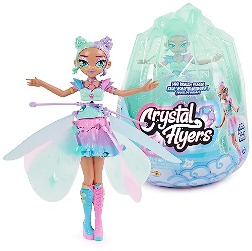 Hatchimals Crystal Flyers Kawaii Fliegende Fee - magisch Fliegende Feenpuppe mit Lichtern, mit den Händen ohne Berührung steuerbar, Spielzeug für Kinder ab 6 Jahren Hatchimals Crystal Flyers Kawaii Fliegende Fee - magisch Fliegende Feenpuppe mit Lichtern, mit den Händen ohne Berührung steuerbar, Spielzeug für Kinder ab 6 Jahren von Crystal Flyers