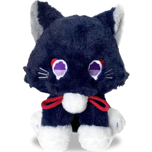 Crzyplea 22cm Anime Katzen Plüschtier Cat Plüsch Spielzeug Mit PP-Baumwollfüllung Plüschtier Plüschtiere Geschenk Für Mädchen Jungen Familie Freunde von Crzyplea