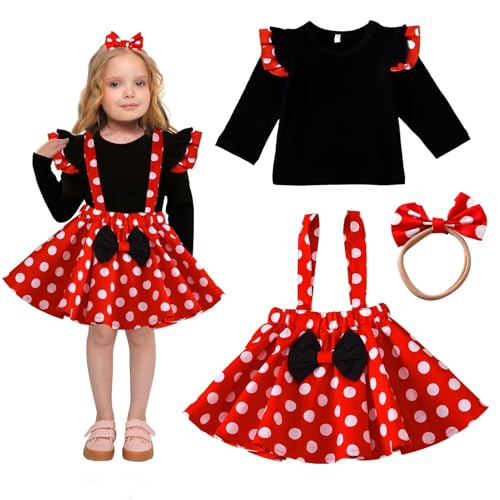 Crzyplea Mouse Kleinkind Kleid Kostüm Mit Mouse Ohren Haarreifen Mädchen Rote Gepunktet Tütü Prinzessin Kleid Hosenträger Rock Bekleidungsset Für Kostümparty, Fasching, Karneval Party (3-4 Jahre) Crzyplea Mouse Kleinkind Kleid Kostüm Mit Mouse Ohren Haarreifen Mädchen Rote Gepunktet Tütü Prinzessin Kleid Hosenträger Rock Bekleidungsset Für Kostümparty, Fasching, Karneval Party (3-4 Jahre) von Crzyplea