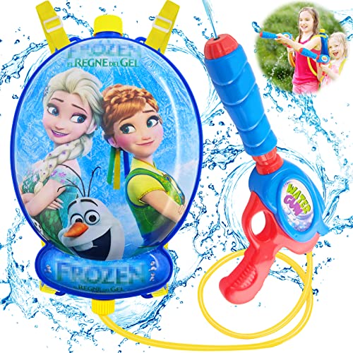 Kinder-Wasserpistole, große Kinder-Wasserpistole, Kinder-Wassersprühgerät, geeignet für Outdoor-Aktivitäten, Spiele und Partys, Strand-Garten-Pool (Blau-A) von Crzyplea