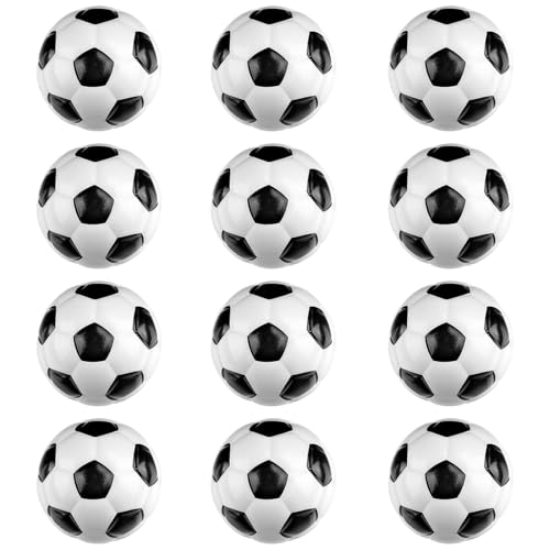 12pcs Mini Fußballkugel 2,4 Zoll Soft Foam Fußballkugel Tragbares kleines Stressspielzeug für Kinderpartydekoration und Angstlinderung von Csafyrt