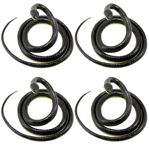 4pcs Gummischlangen realistisch 4.26 Fuß gefälschte Schlangenplastik Plastik Schlangenspielzeug Flexible Spielzeuge für Garten Requisiten, um Vögel unheimliche Halloween -Requisiten für Halloween -De 4pcs Gummischlangen realistisch 4.26 Fuß gefälschte Schlangenplastik Plastik Schlangenspielzeug Flexible Spielzeuge für Garten Requisiten, um Vögel unheimliche Halloween -Requisiten für Halloween -De von Csafyrt