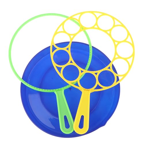 Bubble Wand Set 3PCS/Set Funny Plastic Giant Bubble Zauberstab mit Tablett für Kinder Erwachsene Sommer Outdoor Playtime Activity Party Geschenke Geschenke Bubble Wand Set 3PCS/Set Funny Plastic Giant Bubble Zauberstab mit Tablett für Kinder Erwachsene Sommer Outdoor Playtime Activity Party Geschenke Geschenke von Csafyrt
