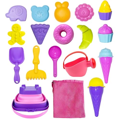 Csafyrt 18pcs Strand Sandspielzeug lustige Bildungssandspielzeug mit zusammenklappbaren Eimern Schaufel Schaufelformen und mehr für Kinder 3 4 5 6 7 Jahre Csafyrt 18pcs Strand Sandspielzeug lustige Bildungssandspielzeug mit zusammenklappbaren Eimern Schaufel Schaufelformen und mehr für Kinder 3 4 5 6 7 Jahre von Csafyrt