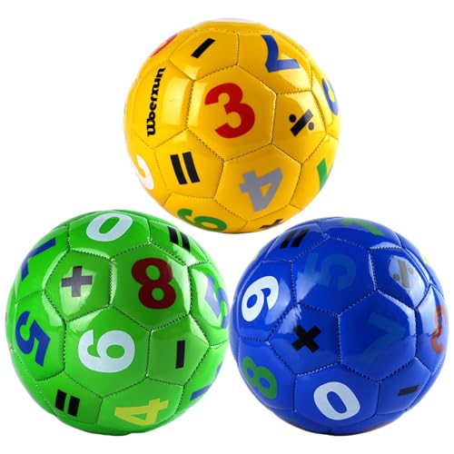 Csafyrt 3pcs Kleinkind Fußballkugel 6 Zoll Größe 2 Fußballnummer LernpvC -Fußball mit versiegelter Luftdüse für Innenräume im Freien im Freien im Freien im Freien im Freien im Freien im Innenbereich Csafyrt 3pcs Kleinkind Fußballkugel 6 Zoll Größe 2 Fußballnummer LernpvC -Fußball mit versiegelter Luftdüse für Innenräume im Freien im Freien im Freien im Freien im Freien im Freien im Innenbereich von Csafyrt