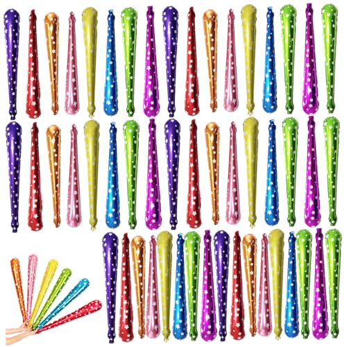 Csafyrt 50pcs -Lärmhersteller für Sportveranstaltungen, aufblasbare Plastikdonnernstöcke, helle Boom -Sticks, niedliche Print -Cheer -Lärmhersteller, Wiederverwendbare Partyzubehör Csafyrt 50pcs -Lärmhersteller für Sportveranstaltungen, aufblasbare Plastikdonnernstöcke, helle Boom -Sticks, niedliche Print -Cheer -Lärmhersteller, Wiederverwendbare Partyzubehör von Csafyrt