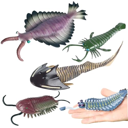 Csafyrt 5pcs Tierfiguren Set, kambrianer antiker Organismus Tierfiguren Realistische plastische Bildungspädagogik Geburtstagsgeschenkkuchen Topper für Kinder Jungen Mädchen Csafyrt 5pcs Tierfiguren Set, kambrianer antiker Organismus Tierfiguren Realistische plastische Bildungspädagogik Geburtstagsgeschenkkuchen Topper für Kinder Jungen Mädchen von Csafyrt