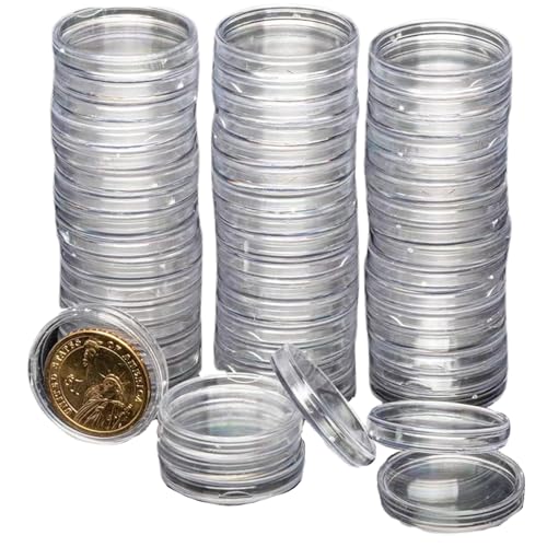 Csafyrt 60pcs Münzhalter 1, 57 x 0, 12 Zoll klares Schutz Kleiner Münzhalter Aufbewahrungsorganisator für Sammler Csafyrt 60pcs Münzhalter 1, 57 x 0, 12 Zoll klares Schutz Kleiner Münzhalter Aufbewahrungsorganisator für Sammler von Csafyrt