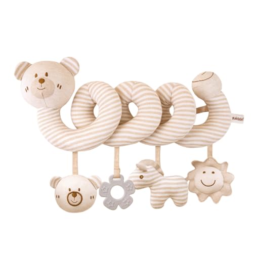 Csafyrt Baby Kinderwagen Spielzeug Spiralplüschtiere hängen Krippenspielzeug mit Zahnen Ringen BB -Geräusche und Klingeln Bier Csafyrt Baby Kinderwagen Spielzeug Spiralplüschtiere hängen Krippenspielzeug mit Zahnen Ringen BB -Geräusche und Klingeln Bier von Csafyrt