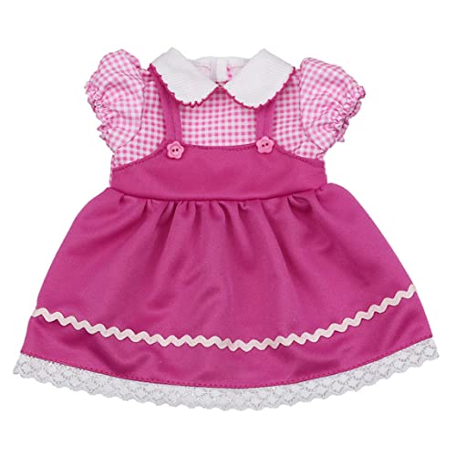 Csafyrt Babypuppen Kleidung Rose rotes Kleid mit Schultergurten passt zu 18 Zoll Mädchen Puppe Csafyrt Babypuppen Kleidung Rose rotes Kleid mit Schultergurten passt zu 18 Zoll Mädchen Puppe von Csafyrt