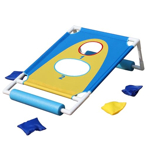 Csafyrt Cornhole -Set Faltbare tragbare Cornhole -Set lustige Schwimmbad Wasserspiel Sandsack Wurfspiel Csafyrt Cornhole -Set Faltbare tragbare Cornhole -Set lustige Schwimmbad Wasserspiel Sandsack Wurfspiel von Csafyrt