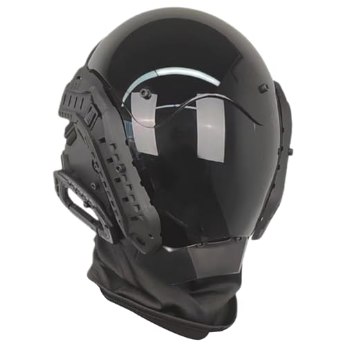 Csafyrt Cyber ​​Punk Mask Cyber ​​Punk Helm mit inklusiven Masken ​​Mask Futuristische Maske Gothic Cosplay für Erwachsene Halloween Party Coolplay Geschenke von Csafyrt