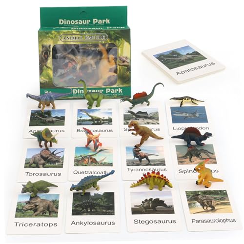Csafyrt Dinosaurierspielzeug für Kinder 3-5 12 PCS Kids Dinosaurierspielzeug mit Lernkarten Lernkarten Dinosaurierspielzeug für Vokabular-Erkenntnis und Sprachkenntnisse verbessern Csafyrt Dinosaurierspielzeug für Kinder 3-5 12 PCS Kids Dinosaurierspielzeug mit Lernkarten Lernkarten Dinosaurierspielzeug für Vokabular-Erkenntnis und Sprachkenntnisse verbessern von Csafyrt