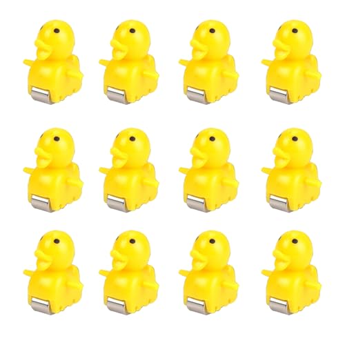 Entenbalchenspielzeug, 12 -propcs Plastiksteigerungstreppe Duckspielzeug mit 2 Rädern für Kinder Jungen Mädchen Geburtstag Geschenke von Csafyrt