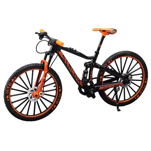 Csafyrt Fingerbike, Klassische Retro -Legierungs -Fingerbikes, Kollektion Geschenke Rennspielzeug realistisches Mini -Mountainbike -Simulationsspielzeug für Home Office Ornamente, Orange Csafyrt Fingerbike, Klassische Retro -Legierungs -Fingerbikes, Kollektion Geschenke Rennspielzeug realistisches Mini -Mountainbike -Simulationsspielzeug für Home Office Ornamente, Orange von Csafyrt