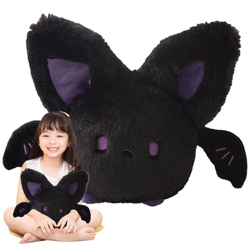 Csafyrt Fledermausplüsch 8 -Zoll -Baumwoll -Stofffledermaus süße Halloween Plüsch mit großen Ohren und kleinen Flügel -Dekorationsspielen für Halloween, Party, Zuhause, Bett, Sofa, Schwarz Csafyrt Fledermausplüsch 8 -Zoll -Baumwoll -Stofffledermaus süße Halloween Plüsch mit großen Ohren und kleinen Flügel -Dekorationsspielen für Halloween, Party, Zuhause, Bett, Sofa, Schwarz von Csafyrt