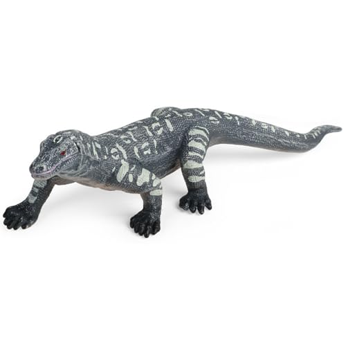 Csafyrt Gefälschte Echsen 6x2 -Zoll realistische Krabbelmonitor Echsenfigur mit Langen Schwanzpädagogik Bauchmuskeln Reptilienspielzeug, Geschenke für Kinder von Csafyrt