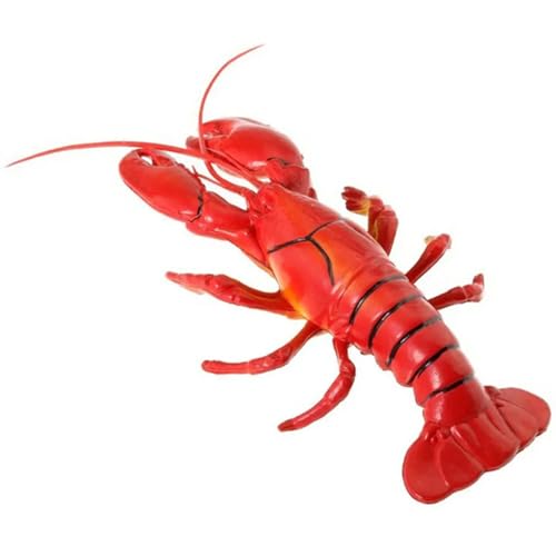 Csafyrt Gefälschte Hummer 14 Zoll künstlich künstlich gefälschten Big Lobster Spielzeug Marine Plastiktiere Desktop Dekoration Home Party Display Kinder Spielzeugsimulation Hummermodell von Csafyrt