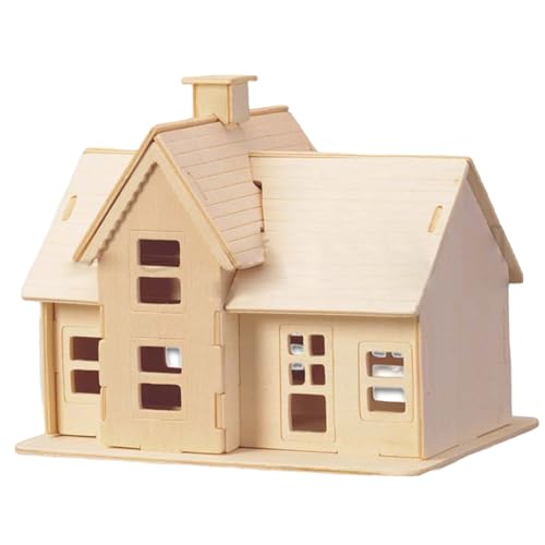 Csafyrt Holzhäuser für Handwerk 1 Set Natrual 3D -Holzrätsel Assembly House Model Bildung ländliches 3D -Rätsel Rätsel für Erwachsene Csafyrt Holzhäuser für Handwerk 1 Set Natrual 3D -Holzrätsel Assembly House Model Bildung ländliches 3D -Rätsel Rätsel für Erwachsene von Csafyrt