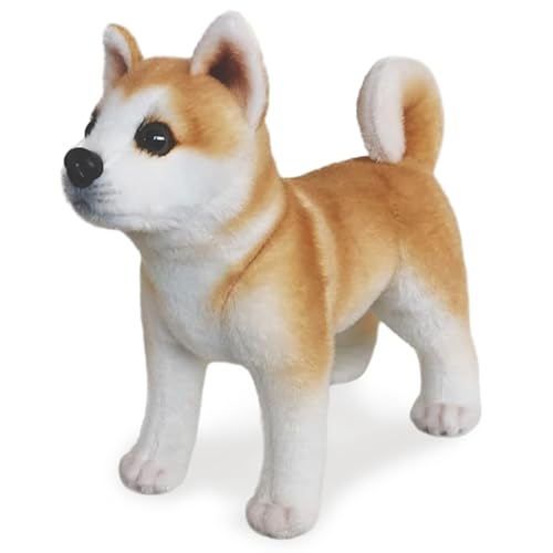 Csafyrt Hund Plüsch 9,8 -Zoll -Simulation Welpenspielzeug Niedlich weiche stehende Stoff -Hundeplüschspielzeug für Kinder Geburtstag Weihnachten Halloween Home Decor von Csafyrt