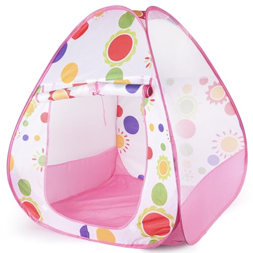 Csafyrt Kinderzelt Indoor Faltbare Kinder Spielen Zelt atmungsaktive Ballgrube Play House for Girls Boys Style2 von Csafyrt