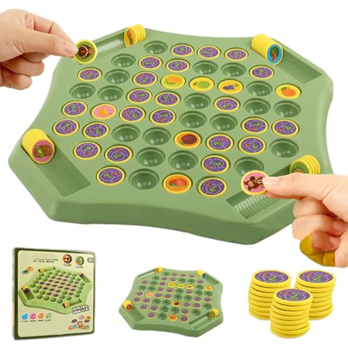 Csafyrt Kleinkind-Matching-Spiel Interactive Memory Game mit Selbstklebender Fruchtzeichnung Easy Matching-Spiel für logisches Denken und soziale Fähigkeitenentwicklung von Csafyrt