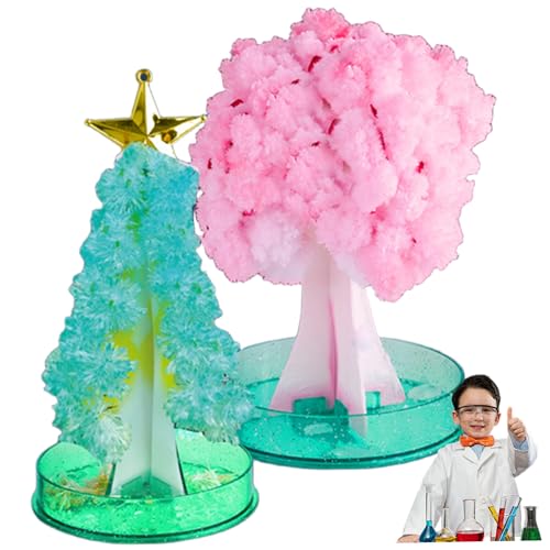 Csafyrt Kristallwachstum Kit Neuheit DIY Fun Science Kit Mini Paper Weihnachten & Kirschblütenbaum Baumwachstum Zubehör Spezielle Schreibtischdekorationen bedeutungsvolles Geschenk für Kinder Csafyrt Kristallwachstum Kit Neuheit DIY Fun Science Kit Mini Paper Weihnachten & Kirschblütenbaum Baumwachstum Zubehör Spezielle Schreibtischdekorationen bedeutungsvolles Geschenk für Kinder von Csafyrt