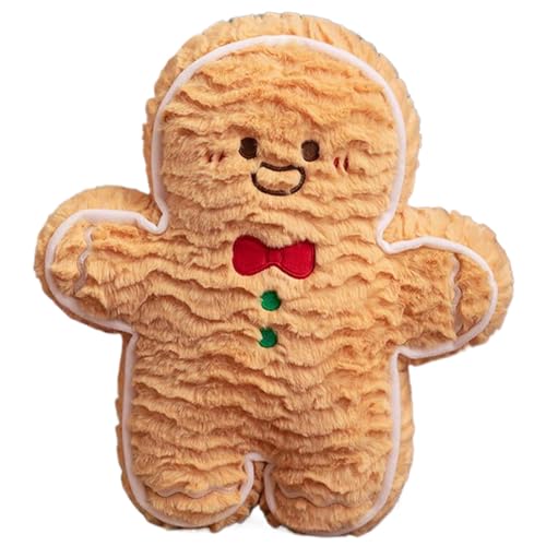 Csafyrt Lebkuchen Kissen, weicher Plüschgingerbread -Mann Kissen, Weihnachtsflecken, dekorative niedliche Wurfkissen für Wohnkultur -Sofa -Bett Geschenke, Stehen Csafyrt Lebkuchen Kissen, weicher Plüschgingerbread -Mann Kissen, Weihnachtsflecken, dekorative niedliche Wurfkissen für Wohnkultur -Sofa -Bett Geschenke, Stehen von Csafyrt