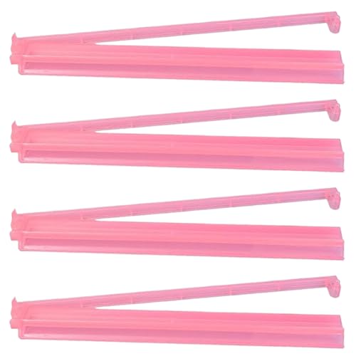 Csafyrt Mahjong Racks mit Pushers 4pcs 18,5 Zoll transparent Mahjong Pushers und Racks Acryl American Accessoires von Csafyrt