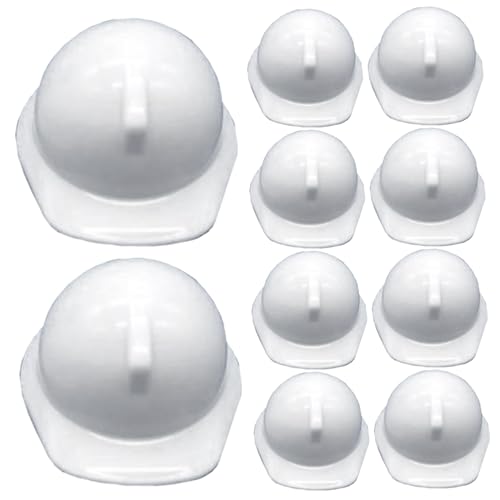 Csafyrt Mini -Huthut 10pcs Realistischer Sicherheitshelm Miniaturkonstruktion Hut für Puppe vor, Spiel/Rollenspiel zu fantasievolle Plastikkonstruktionshüte für DIY -Szene Csafyrt Mini -Huthut 10pcs Realistischer Sicherheitshelm Miniaturkonstruktion Hut für Puppe vor, Spiel/Rollenspiel zu fantasievolle Plastikkonstruktionshüte für DIY -Szene von Csafyrt