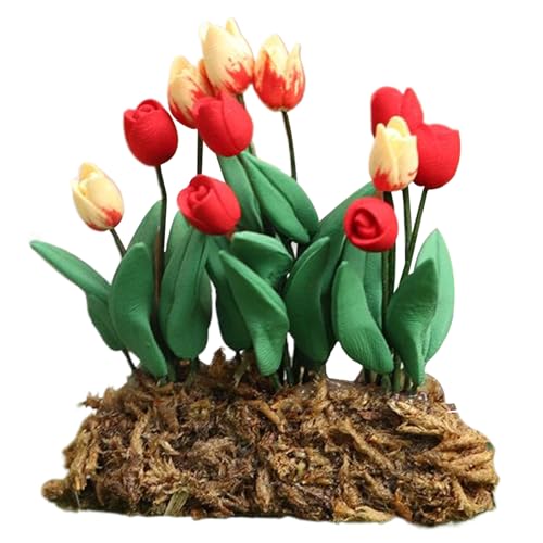 Csafyrt Miniaturblüten 1:12 Harz realistische Tulpen Miniaturblüten für Kunsthandwerk künstliche winzige ultraleichte Pflanzen Csafyrt Miniaturblüten 1:12 Harz realistische Tulpen Miniaturblüten für Kunsthandwerk künstliche winzige ultraleichte Pflanzen von Csafyrt
