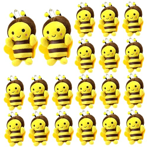 Csafyrt Plüsch Biene 20pcs 5 Zoll Baumwollgefüllte Biene Plüsch mit Beinarm Tentakel Flügel Lächeln Ausdruck dekorative Hangsspielzeuge Csafyrt Plüsch Biene 20pcs 5 Zoll Baumwollgefüllte Biene Plüsch mit Beinarm Tentakel Flügel Lächeln Ausdruck dekorative Hangsspielzeuge von Csafyrt