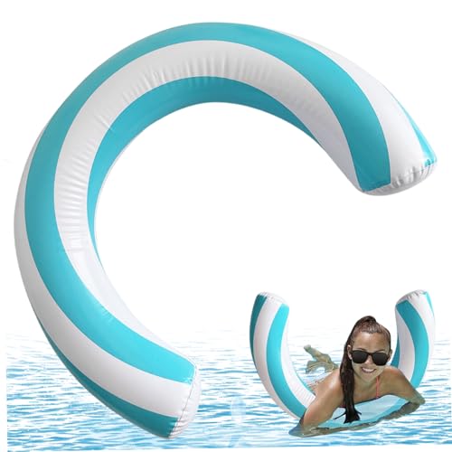 Csafyrt Pool schwimmt gebogener aufblasbarer Pool schwimmt tragbares und leichtes Nudel Schwimmschwimmschwimmern Süßes Accessoires für Schwimmstrand Ocean Lake Party, Blau Csafyrt Pool schwimmt gebogener aufblasbarer Pool schwimmt tragbares und leichtes Nudel Schwimmschwimmschwimmern Süßes Accessoires für Schwimmstrand Ocean Lake Party, Blau von Csafyrt