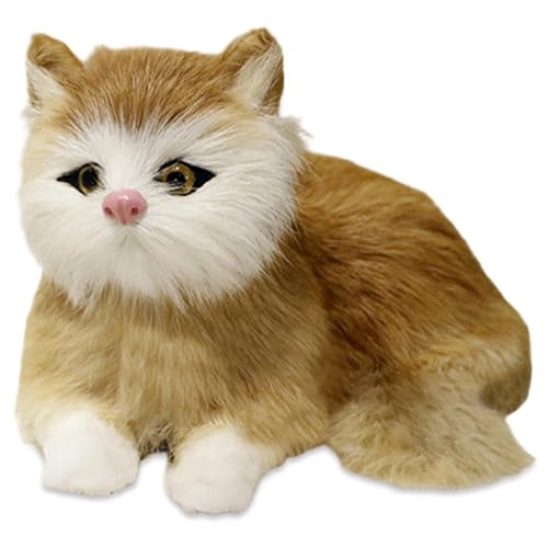 Csafyrt Realistische Katze 6x4x4 Zoll künstlich niedliche Lüge Katze Plüsch detailliertes pädagogisches falsches Kätzchen statische Staatskätzchen gelb Csafyrt Realistische Katze 6x4x4 Zoll künstlich niedliche Lüge Katze Plüsch detailliertes pädagogisches falsches Kätzchen statische Staatskätzchen gelb von Csafyrt