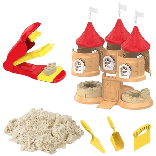 Csafyrt Sandschloss Gebäude Kit, 3D -Formpfeiler und lustige Sandspielzeug mit Ziegelformen, sicheres Gebäudespielzeuggeschenk für Kinder Csafyrt Sandschloss Gebäude Kit, 3D -Formpfeiler und lustige Sandspielzeug mit Ziegelformen, sicheres Gebäudespielzeuggeschenk für Kinder von Csafyrt