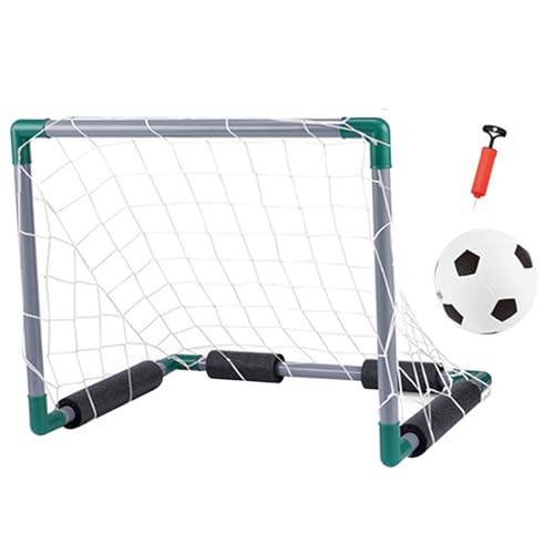 Csafyrt Schwimmender Basketball -Hoop für den Pool, 18, 5 x 14 x 4 4, Zoll schwimmendes Fußballtor mit aufblasbarem Fußball, Plastikpool -Fußballtor für Kinder Sommer von Csafyrt