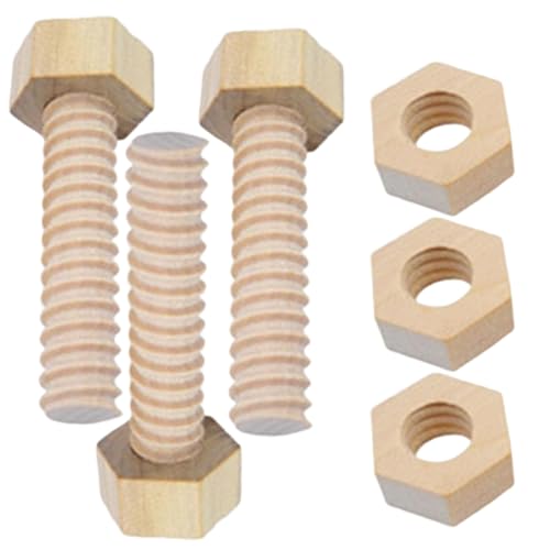 Csafyrt Stress Nut und Bolzen 3PCS/Set Holzbeteiligungsspielzeug Lernbildung DIY-Schraubenspielzeug für Kleinkinder 1-3 Kinder Kinderbaby vor Schulleuten Csafyrt Stress Nut und Bolzen 3PCS/Set Holzbeteiligungsspielzeug Lernbildung DIY-Schraubenspielzeug für Kleinkinder 1-3 Kinder Kinderbaby vor Schulleuten von Csafyrt