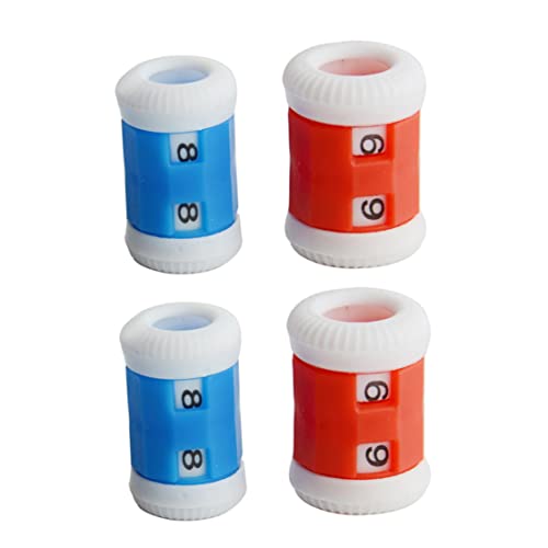 Csafyrt Strickreihenzähler Ersatz Kunststoff Häkeln Praktische Strick -Assistenten -Werkzeuge Combi -Packgrößen Rot und Blau 4PCs von Csafyrt