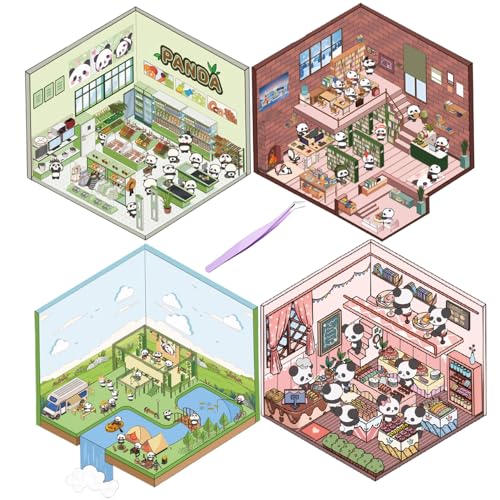 Csafyrt Zimmer Aufkleber Buch 4 Sets süßer lustiger Cartoon 3D Aufkleber Szene Relief Stress DIY 3D -Hausaufkleber Dekorative isometrische Zimmeraufkleber Csafyrt Zimmer Aufkleber Buch 4 Sets süßer lustiger Cartoon 3D Aufkleber Szene Relief Stress DIY 3D -Hausaufkleber Dekorative isometrische Zimmeraufkleber von Csafyrt