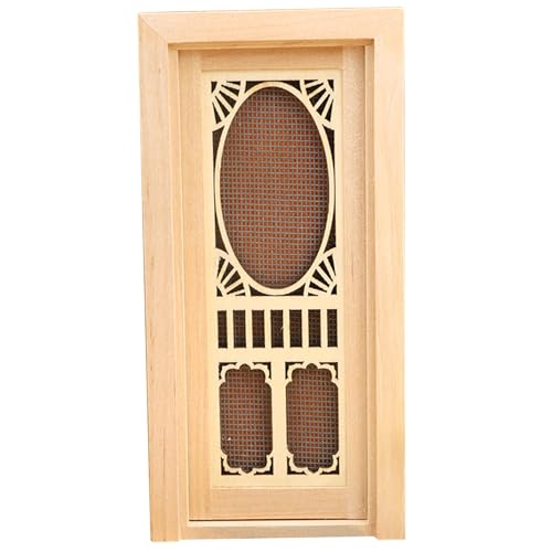 Dollhouse Door 1 12 Skala Dollhouse Möbel Holz Miniatur -Tür Mini -Tür -Bildschirmtür für DIY -Szene Doll Home Craft Dollhouse Door 1 12 Skala Dollhouse Möbel Holz Miniatur -Tür Mini -Tür -Bildschirmtür für DIY -Szene Doll Home Craft von Csafyrt