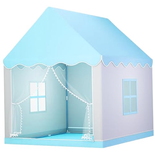 Kinderzelt Indoor, 41 x 49 x 50 Zoll atmungsaktives Spielzelt mit Mesh-Türvorhang, abnehmbares Kinderspielhaus mit Metallunterstützung für 1-12 Jahre altes Kleinkind, Blue Kinderzelt Indoor, 41 x 49 x 50 Zoll atmungsaktives Spielzelt mit Mesh-Türvorhang, abnehmbares Kinderspielhaus mit Metallunterstützung für 1-12 Jahre altes Kleinkind, Blue von Csafyrt