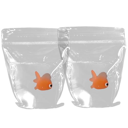 Csafyrt Squeeze Toys 2PCS Goldfisch in klarem Beutel Stressabbau Spielzeug für Kinder und Erwachsene tragbare Stressabbau Süßes Spielzeug für Heimschule Büro Csafyrt Squeeze Toys 2PCS Goldfisch in klarem Beutel Stressabbau Spielzeug für Kinder und Erwachsene tragbare Stressabbau Süßes Spielzeug für Heimschule Büro von Csafyrt