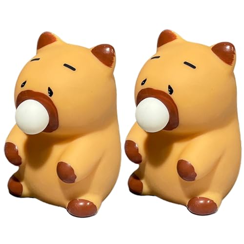 Squish Toys 2pcs niedliche Blase Blasen Capybara Squeeze Spielzeug weiche Vinyl kleine Zappelspielzeug Stress sensorisches Spielzeug für Kinder Erwachsene Squish Toys 2pcs niedliche Blase Blasen Capybara Squeeze Spielzeug weiche Vinyl kleine Zappelspielzeug Stress sensorisches Spielzeug für Kinder Erwachsene von Csafyrt