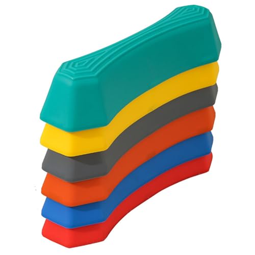 Trittsteine für Kinder, 6pcs Nicht-rutschfeste Kunststoffbilanzschrittsteine, stapelbare Kleinkindsteine, Flexible Kombinations-sensorische Spielzeuge für Innen- und Außenbereiche Trittsteine für Kinder, 6pcs Nicht-rutschfeste Kunststoffbilanzschrittsteine, stapelbare Kleinkindsteine, Flexible Kombinations-sensorische Spielzeuge für Innen- und Außenbereiche von Csafyrt