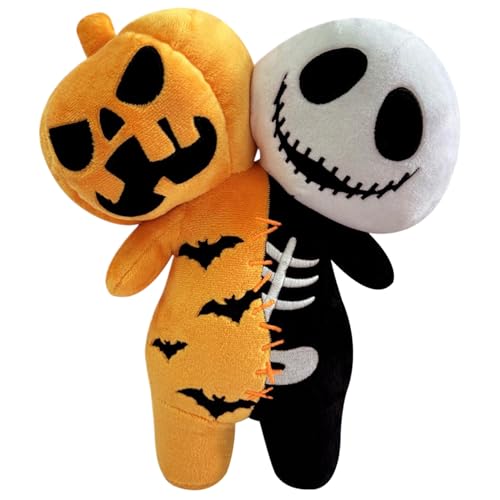 Voodoo -Puppen, 9, 8 in leuchtendem Kürbisschädel Halloween Plüschspielzeug, gruselige, gefüllte Dual -Kopf -Leuchten im dunklen Skelett & Kürbis Plüsch für Kinder Jungen Mädchen und Erwachsene Voodoo -Puppen, 9, 8 in leuchtendem Kürbisschädel Halloween Plüschspielzeug, gruselige, gefüllte Dual -Kopf -Leuchten im dunklen Skelett & Kürbis Plüsch für Kinder Jungen Mädchen und Erwachsene von Csafyrt