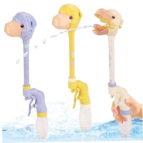Wasserpistole 3pcs Langhals Cartoon Alpaca Pool Toys Press-Tast-Wassersprinkler für Kinder 15 Zoll Robustes Outdoor-Spielzeug für Garten- und Strandspiele Wasserpistole 3pcs Langhals Cartoon Alpaca Pool Toys Press-Tast-Wassersprinkler für Kinder 15 Zoll Robustes Outdoor-Spielzeug für Garten- und Strandspiele von Csafyrt