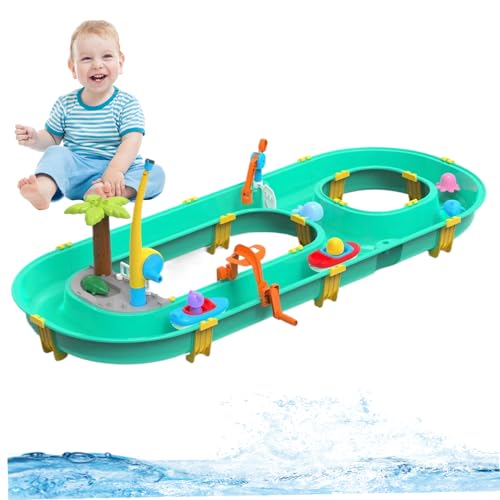 Wassertische für Kinder 3+, Safe Plastiktisch -Strandspielzeug, abnehmbare DIY -sensorische Tischspielzeug, Bildungss Sommerspielzeug für Jungen Mädchen Rasen Hinterhof Outdoor Outdoor Wassertische für Kinder 3+, Safe Plastiktisch -Strandspielzeug, abnehmbare DIY -sensorische Tischspielzeug, Bildungss Sommerspielzeug für Jungen Mädchen Rasen Hinterhof Outdoor Outdoor von Csafyrt
